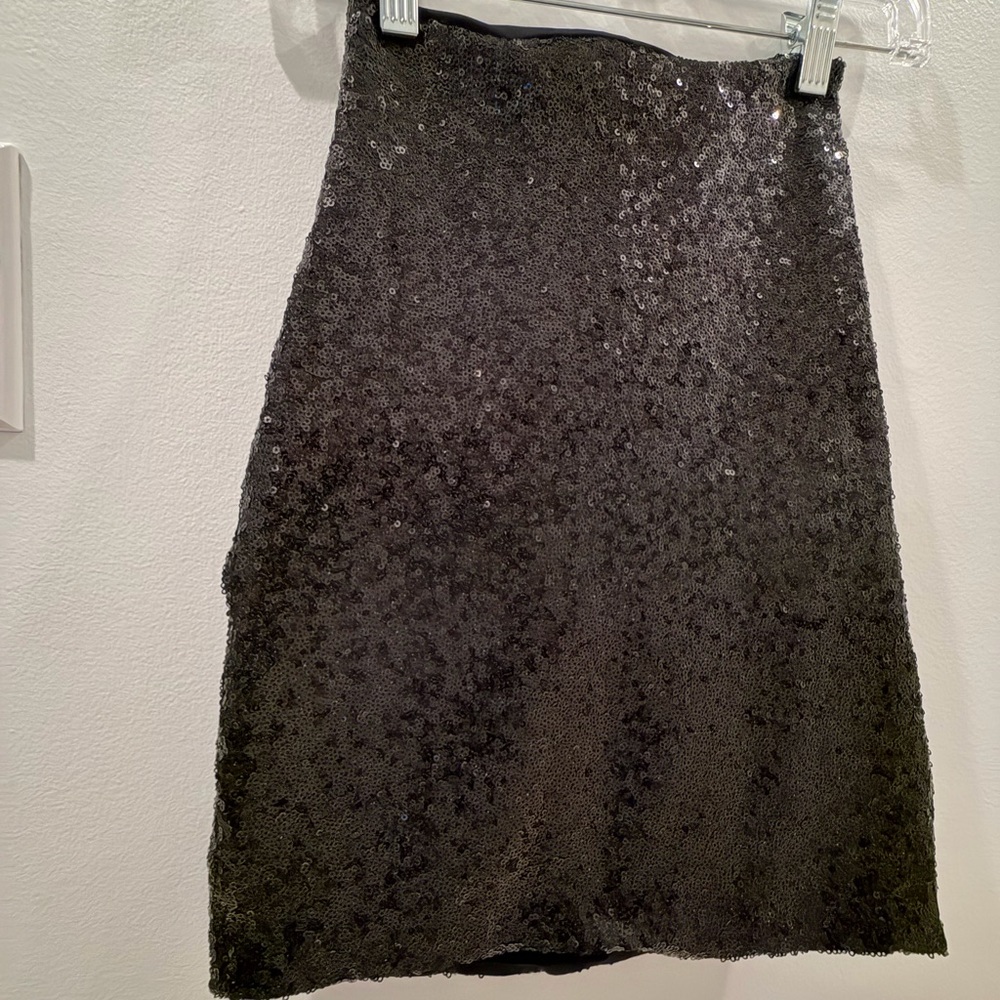 Commando Black Sequin Mini Skirt w built in shorts